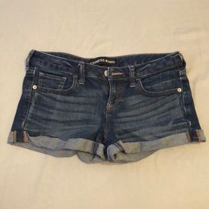 Denim shorts